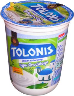 jogurt naturalny tolonis, jogurt naturalny typu greckiego